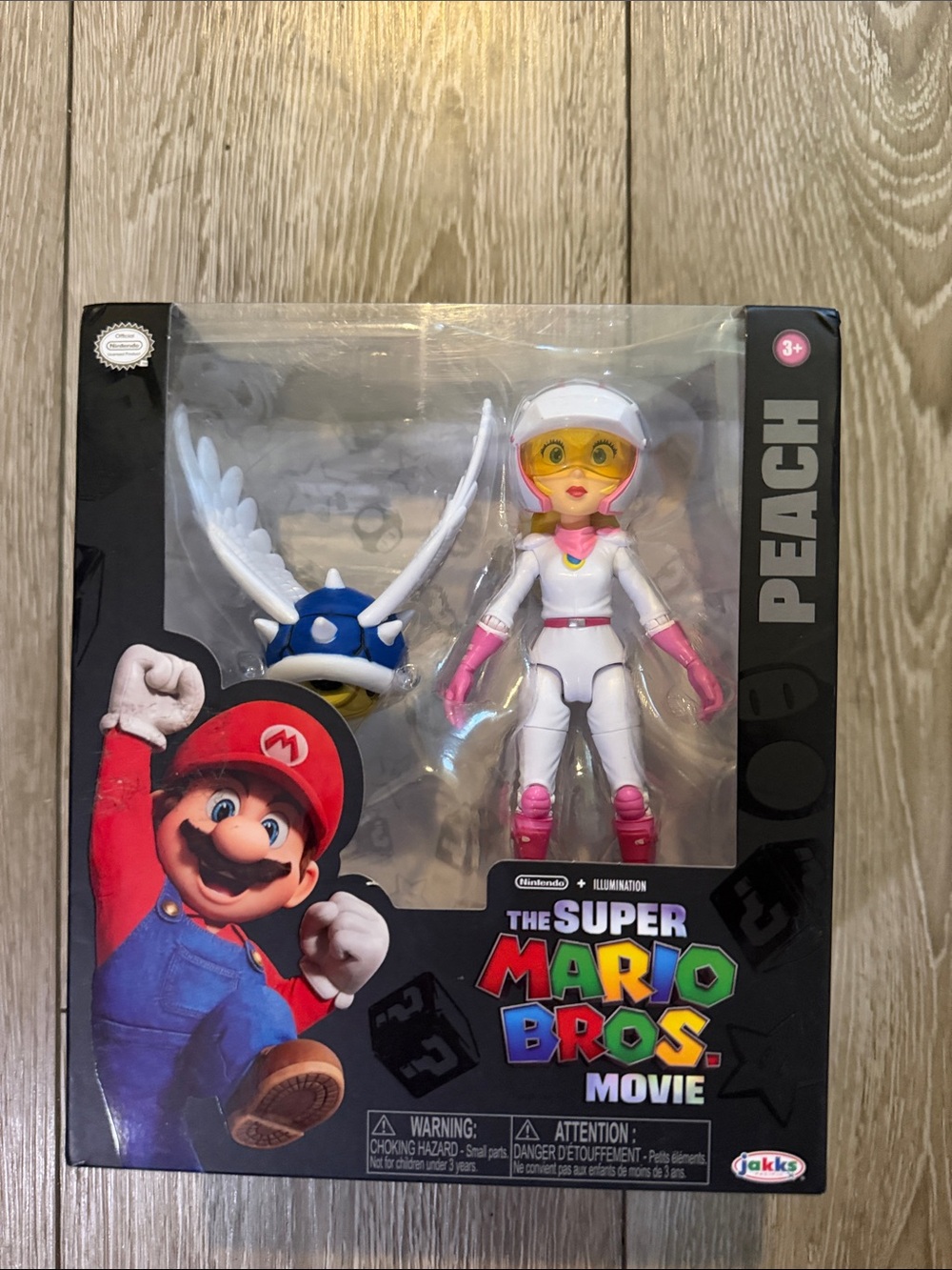 Nintendo Peach Action Figure - White and Pink Space Suit